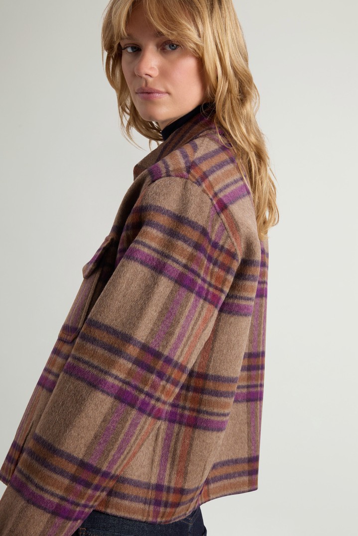 Jack van dubbelgeweven wolmix Bruin photo 4 | Woolrich