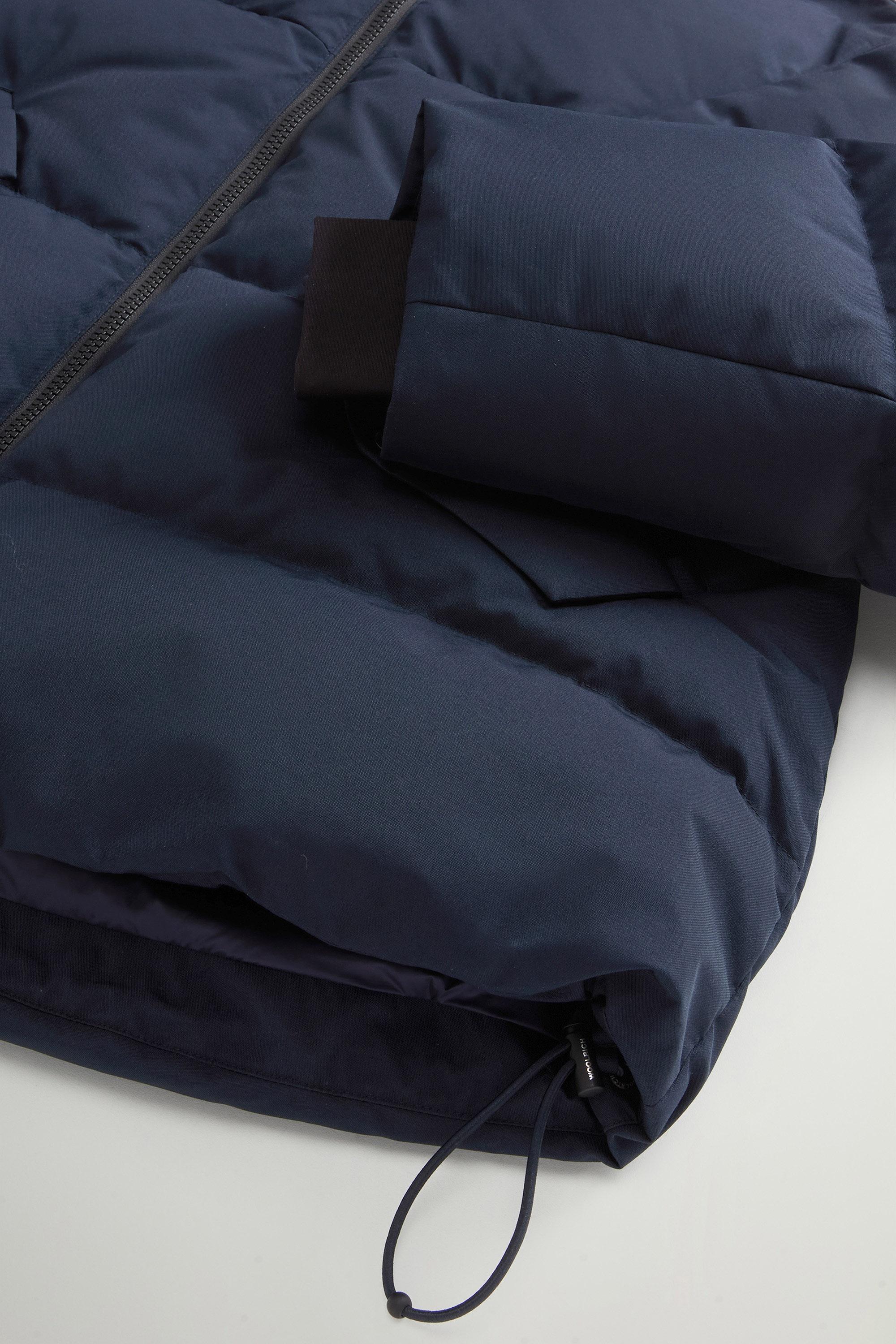 Quilted Jacket in WINDSTOPPER® by GORE-TEX® Fabric Blue photo 7 | Woolrich