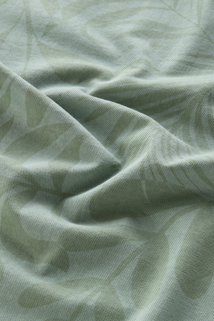 TROPICAL OVERDYED POLO Green photo 4 | Woolrich