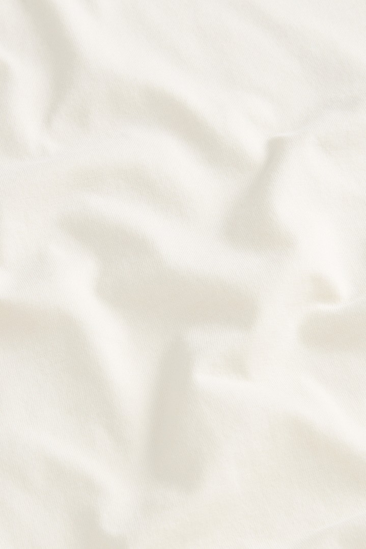 T-Shirt in Pure Pima Cotton White photo 2 | Woolrich