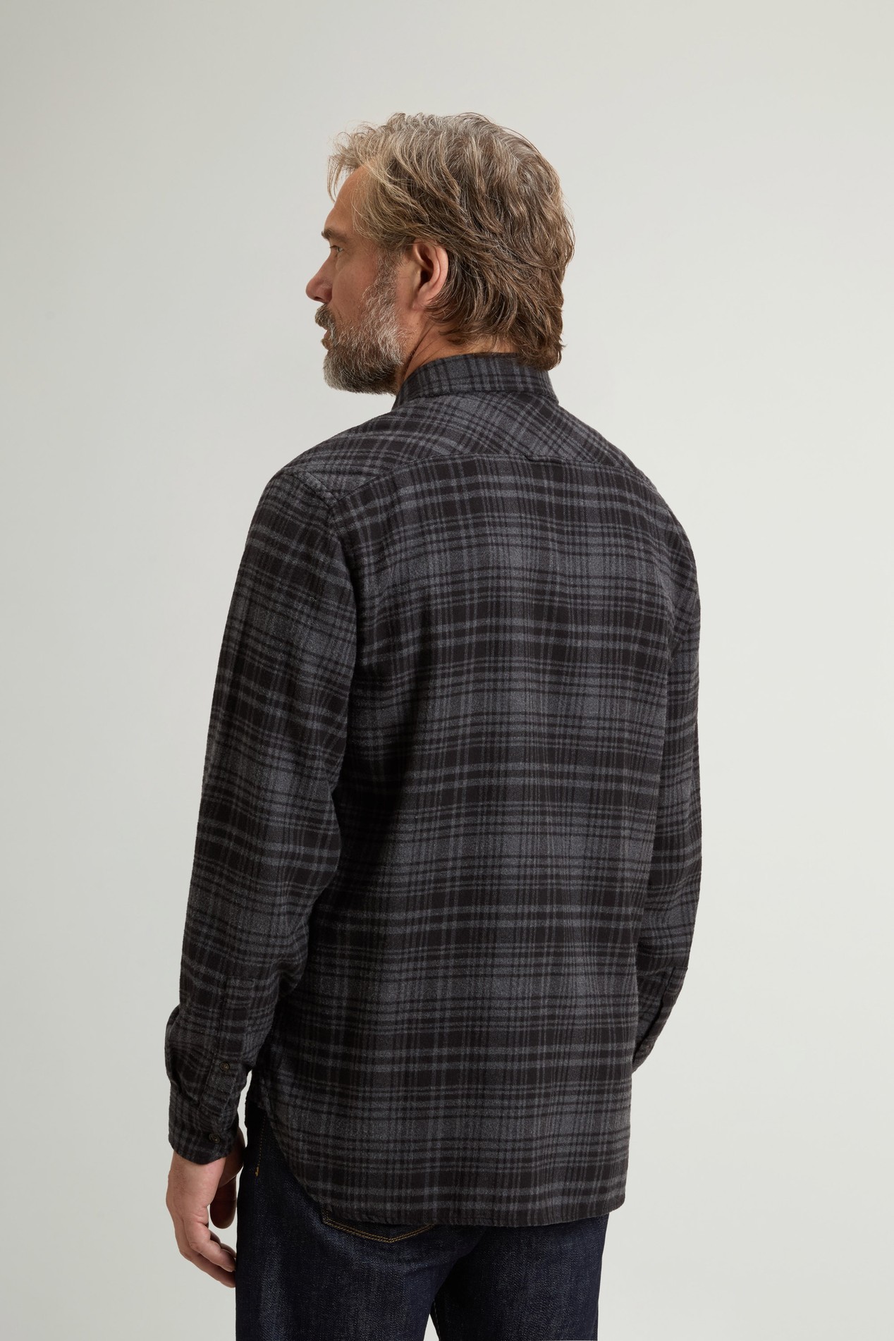 CHECK FLANNEL WARREN SHIRT Grau photo 3 | Woolrich
