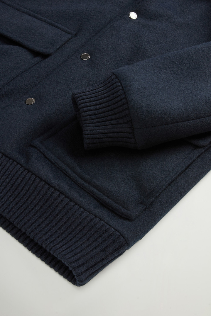 TWILL WOOL MILES BOMBER Blue photo 7 | Woolrich