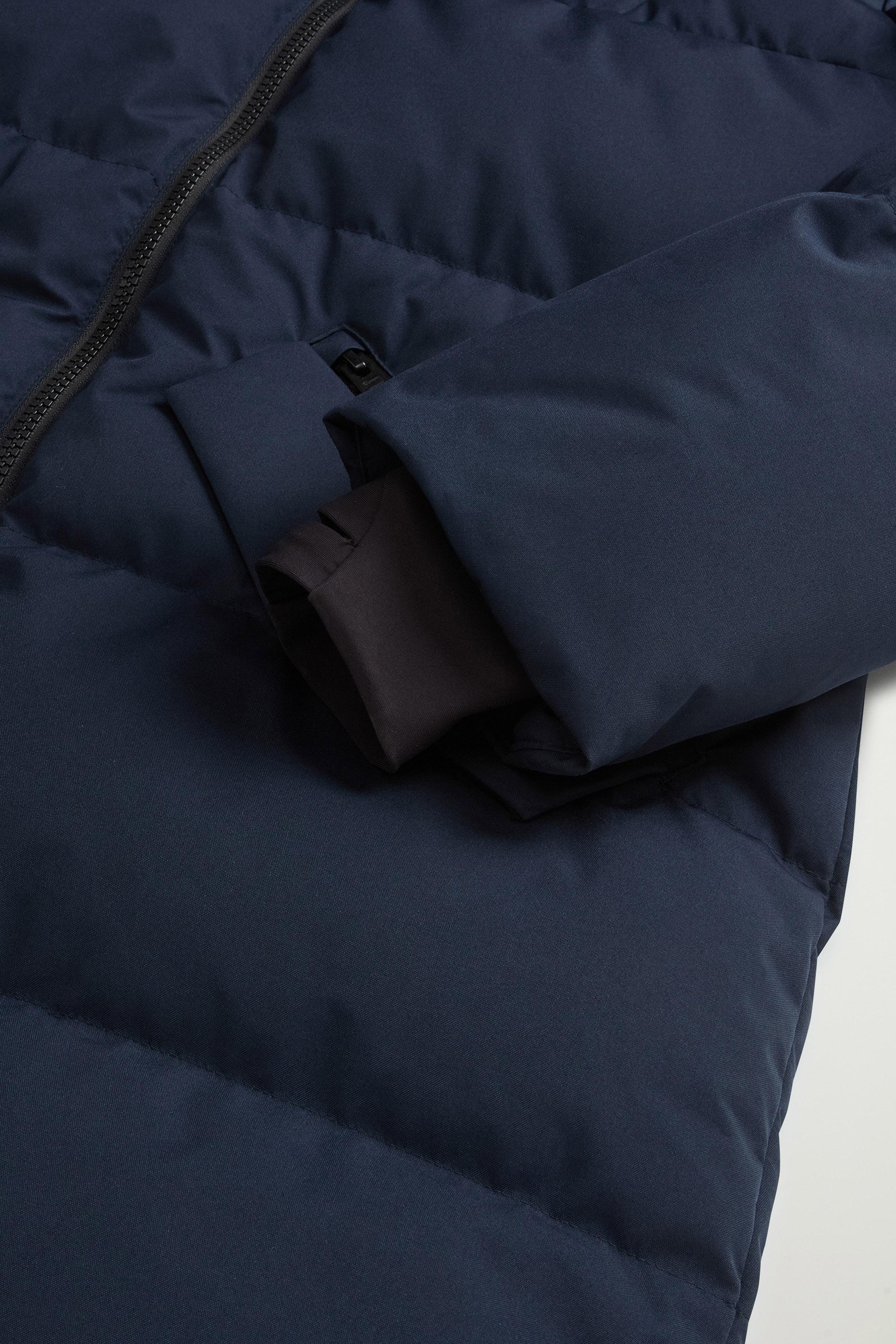 Quilted Parka in WINDSTOPPER® by GORE-TEX® Fabric Blue photo 7 | Woolrich