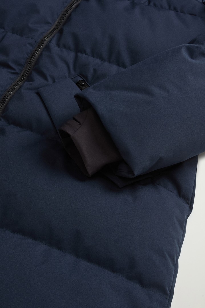 Quilted Parka in WINDSTOPPER® by GORE-TEX® Fabric Blue photo 7 | Woolrich