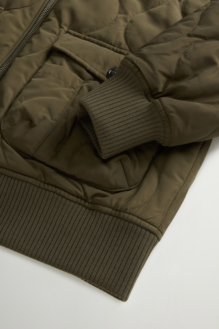 MILITARY POLY BOMBER Vert photo 7 | Woolrich