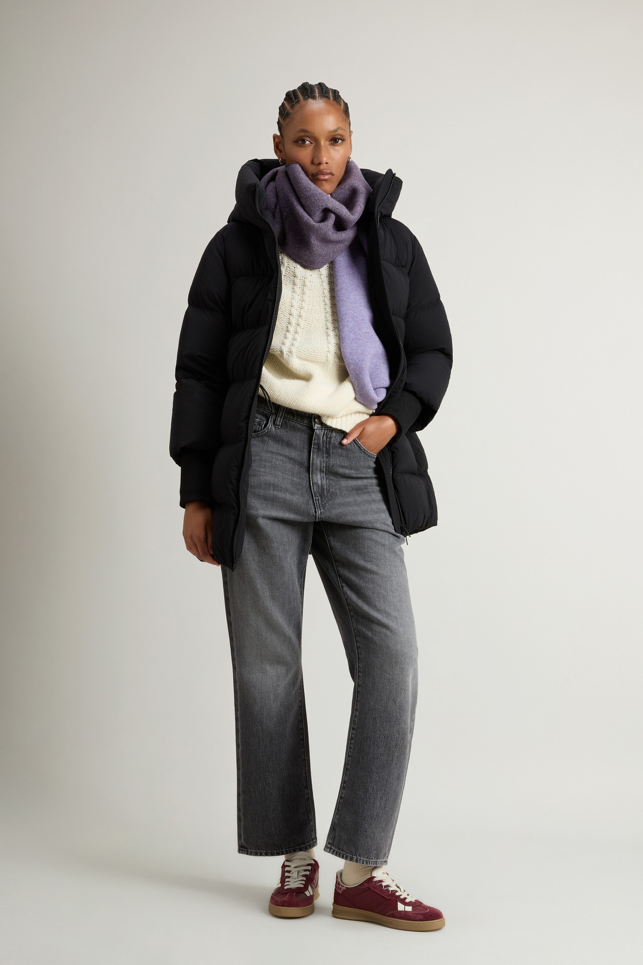 CLOUD MADISON COAT Black photo 2 | Woolrich