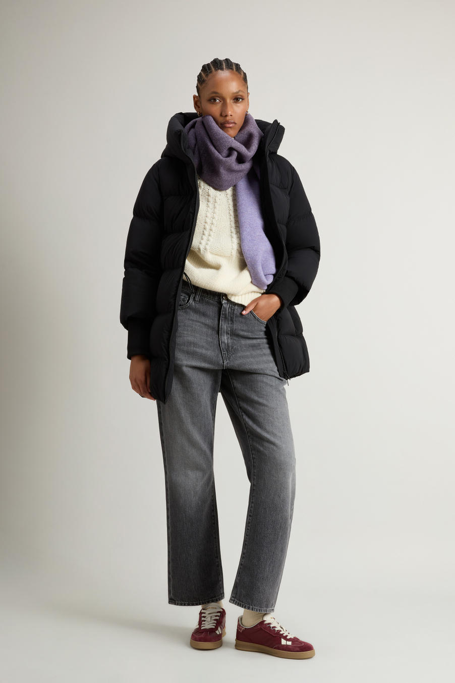CLOUD MADISON COAT Black photo 1 | Woolrich