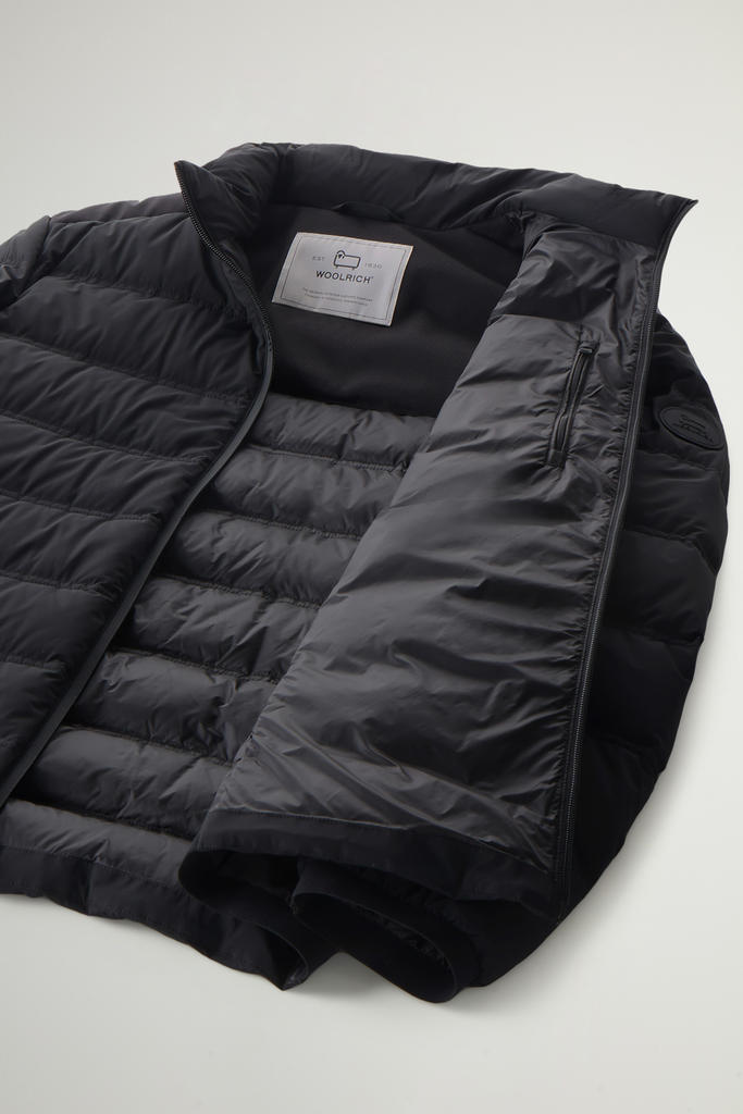 Bering Down Jacket in Stretch Nylon Black photo 6 | Woolrich