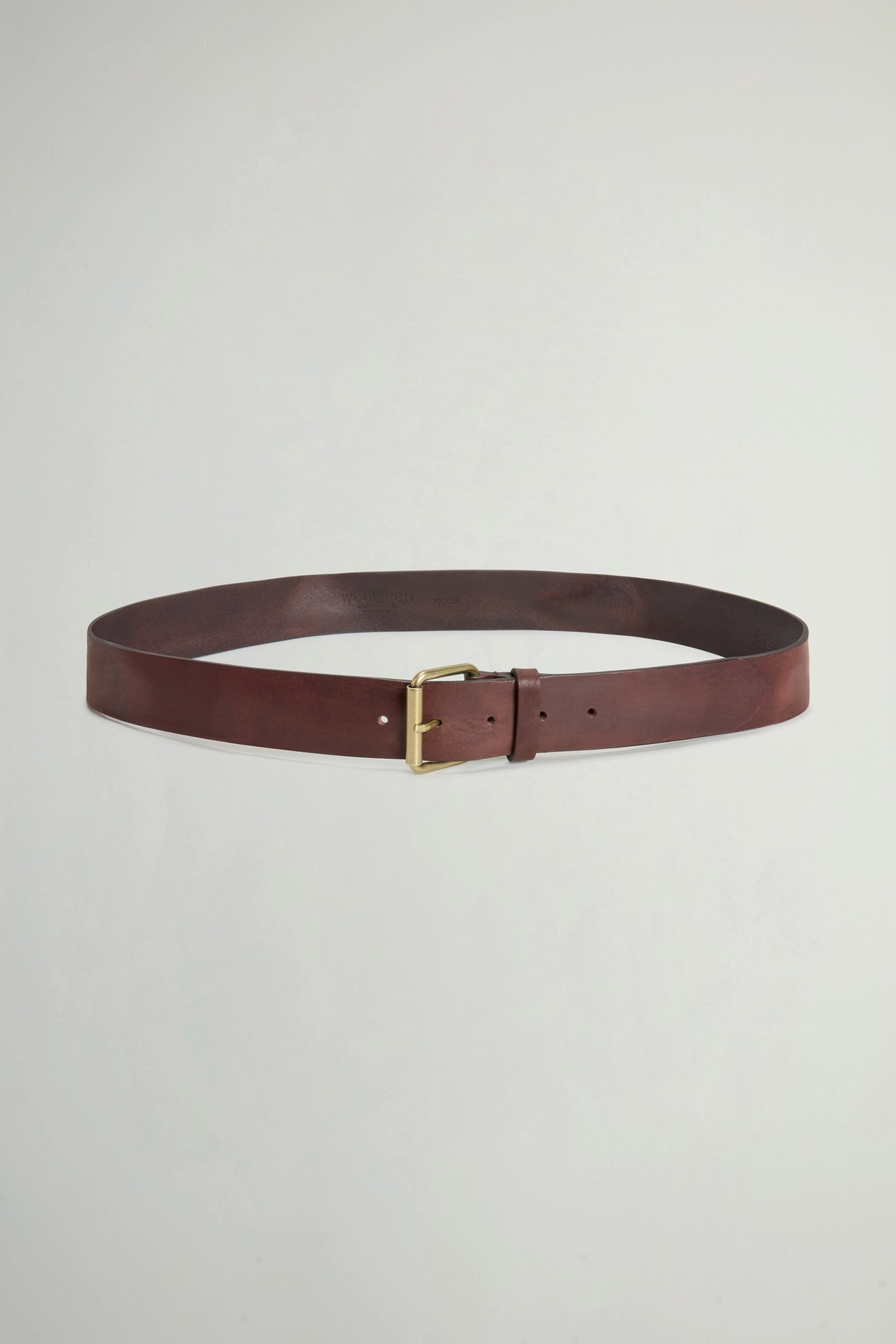 Belt in Distressed Leather Brown photo 1 | Woolrich