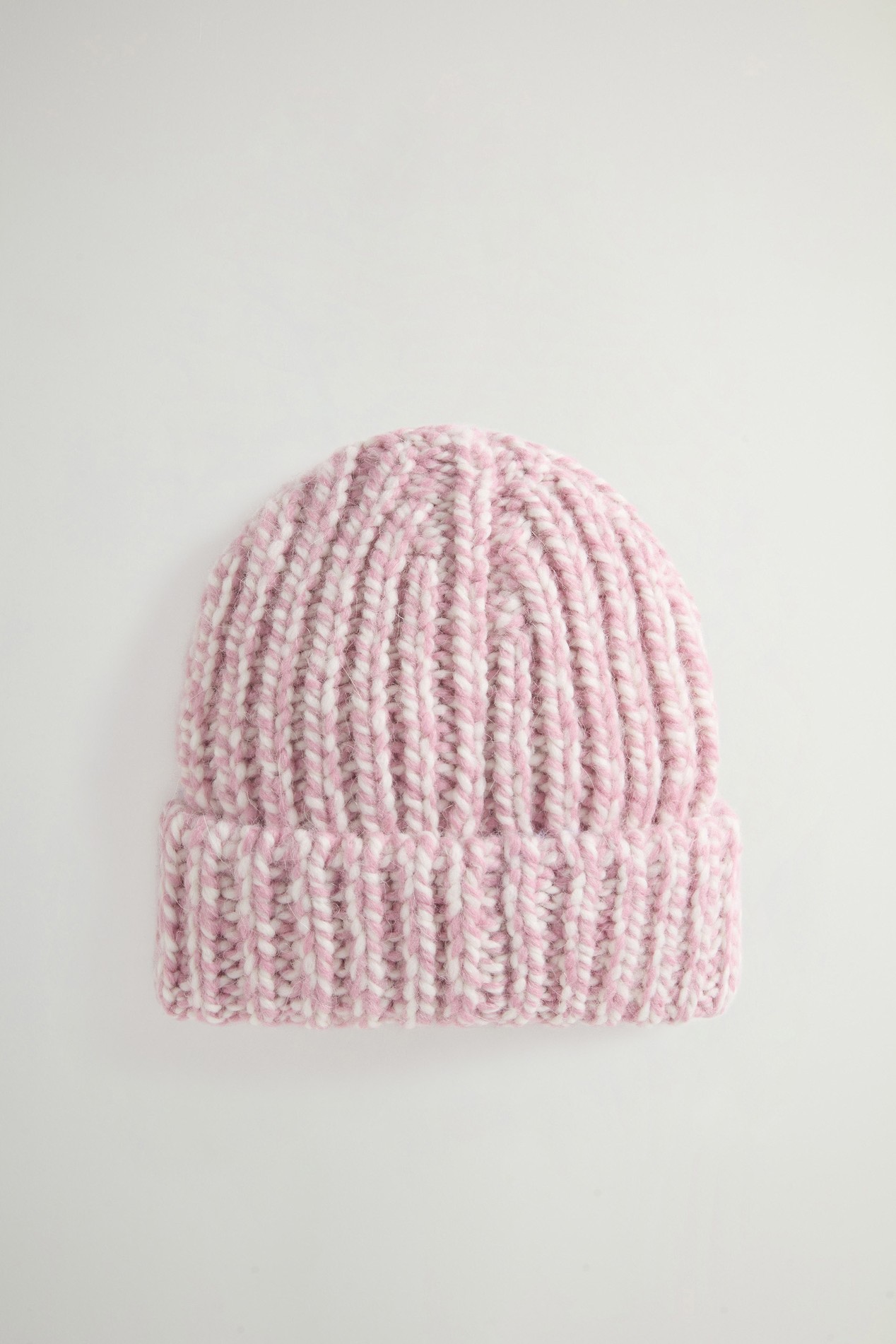 Chunky Beanie in Mouliné Alpaca and Wool Blend Purple photo 3 | Woolrich