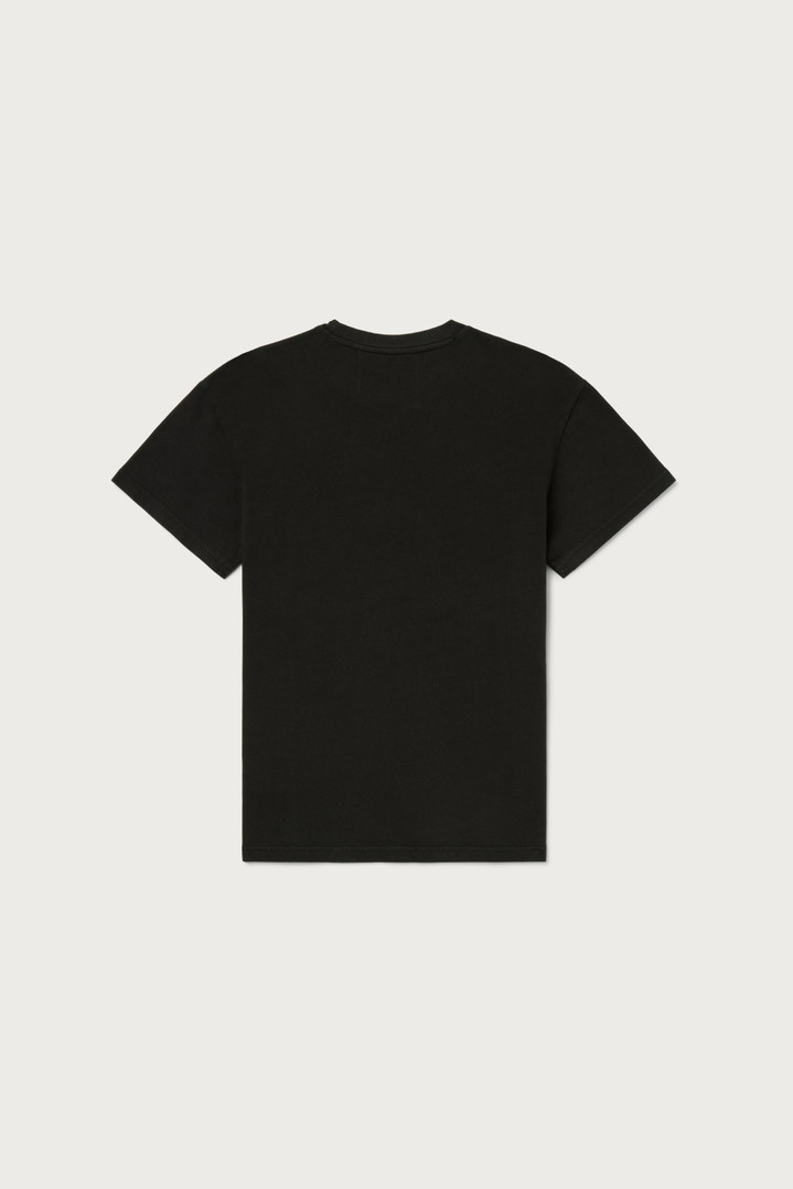 T-shirt in Pure Cotton - One Of These Days / Woolrich Black photo 2 | Woolrich