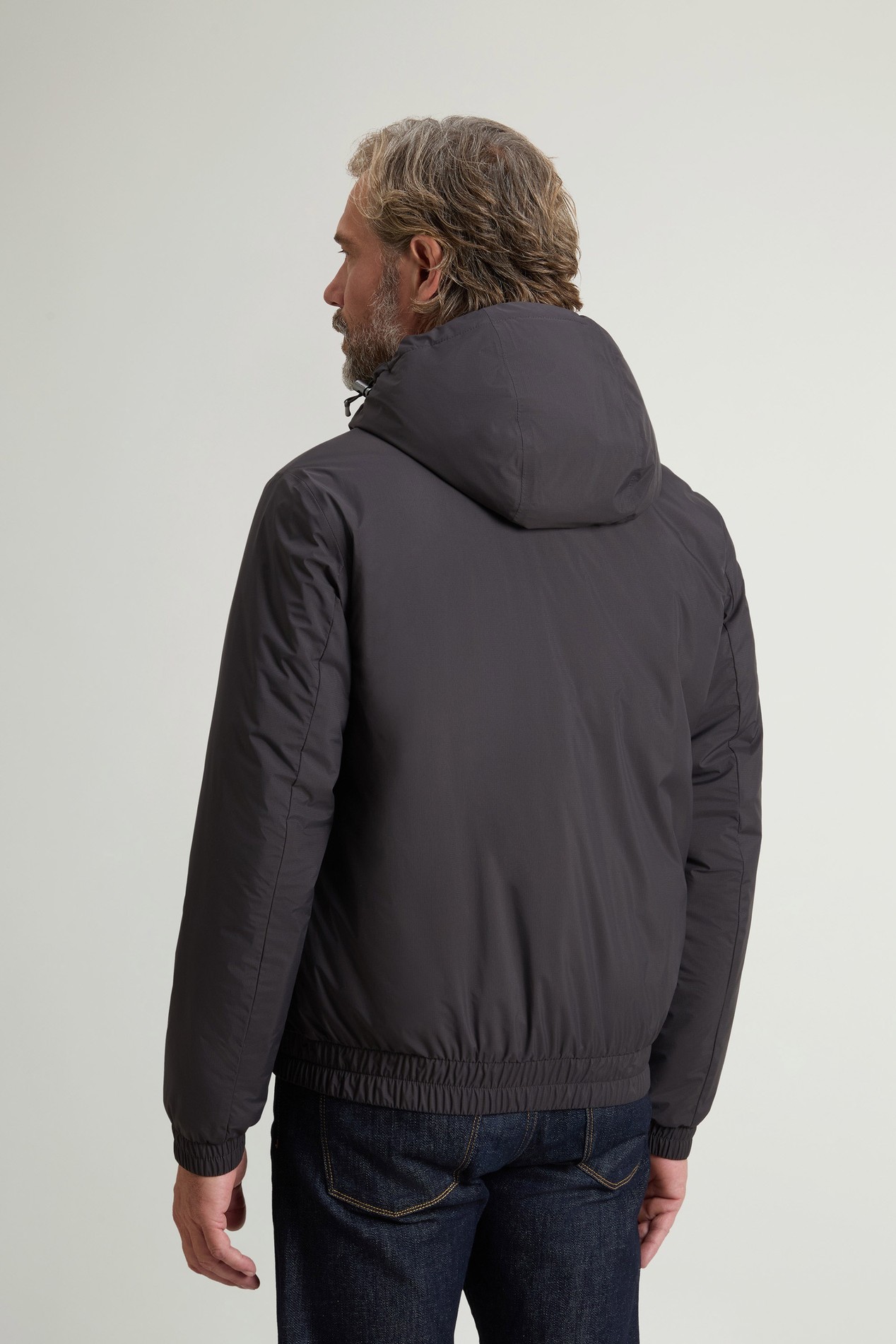 Jacket in Light Micro Ripstop Gray photo 3 | Woolrich