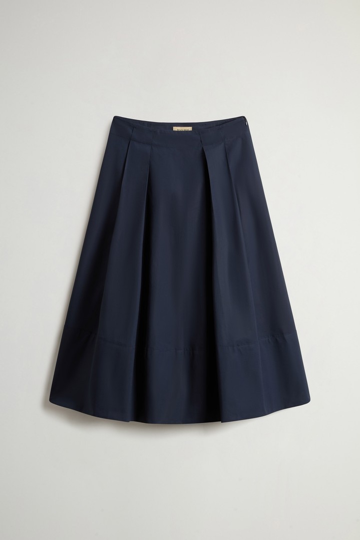 COTTON POPLIN SKIRT Blue photo 3 | Woolrich