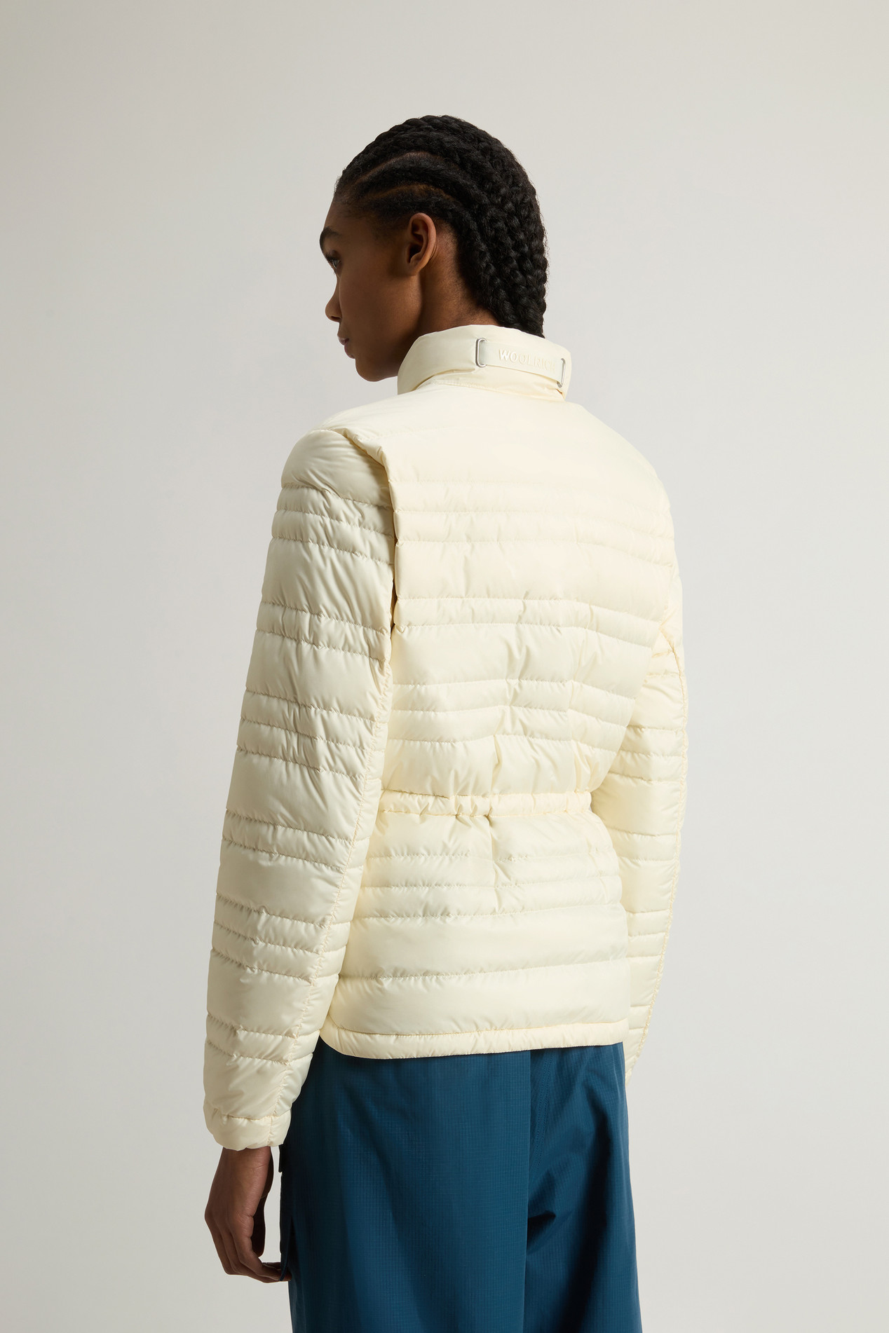 Padded Microfiber Jacket White photo 3 | Woolrich