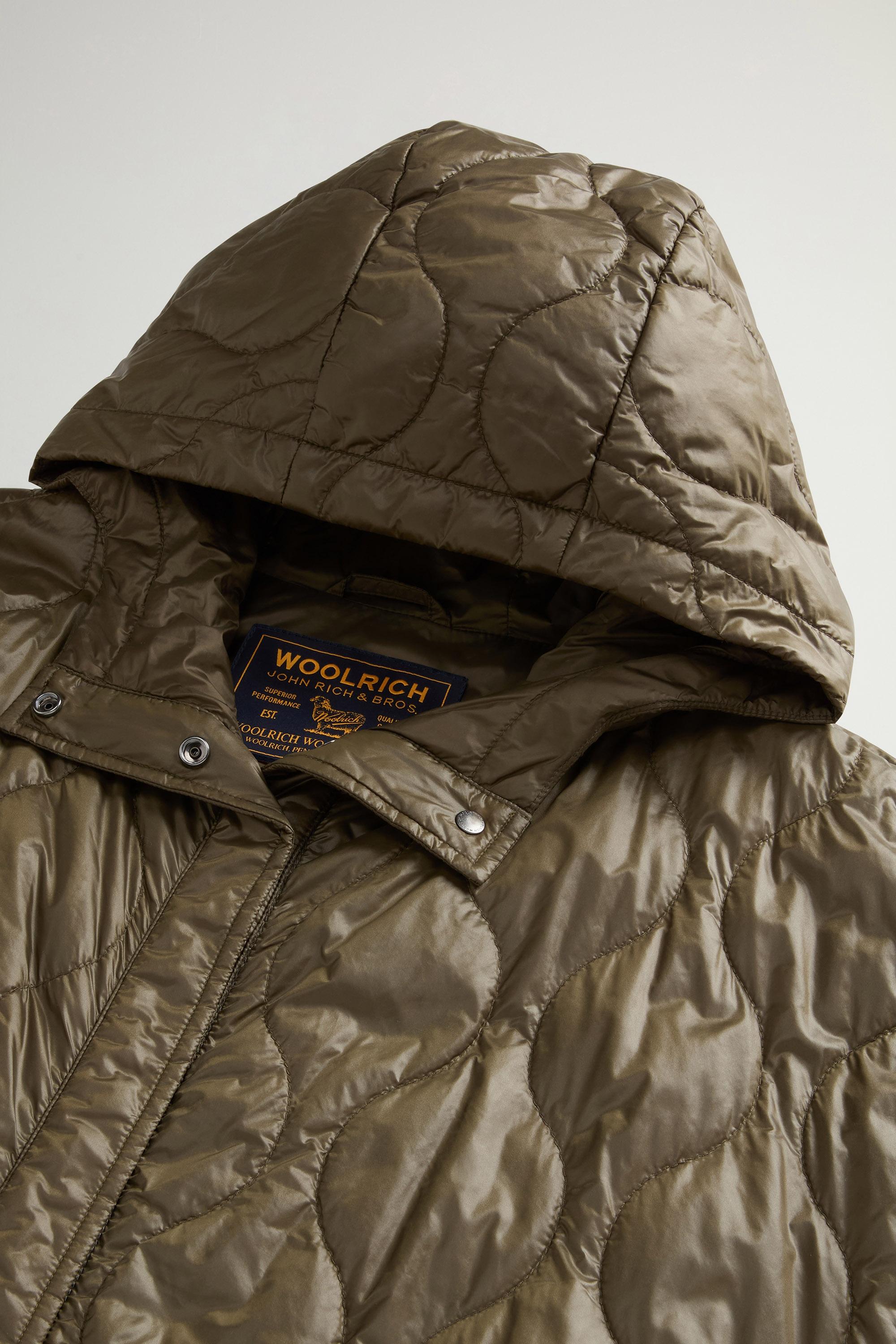 Quilted Cape in Urban Light Nylon Green photo 6 | Woolrich