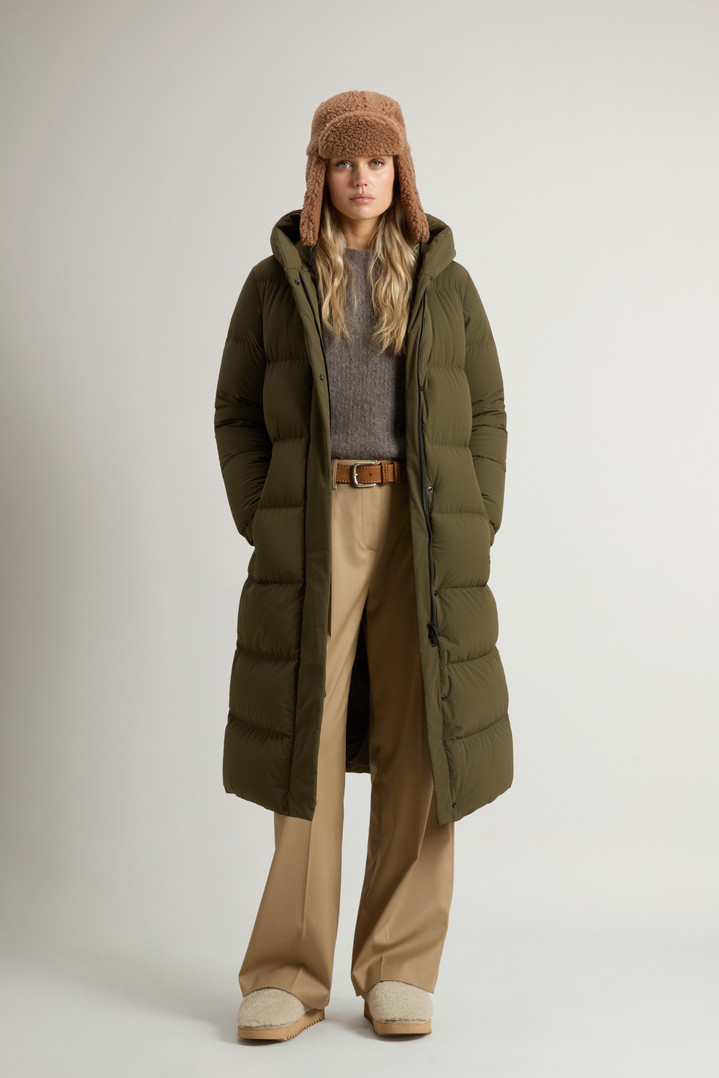 CLOUD MADISON LONG COAT Green photo 2 | Woolrich