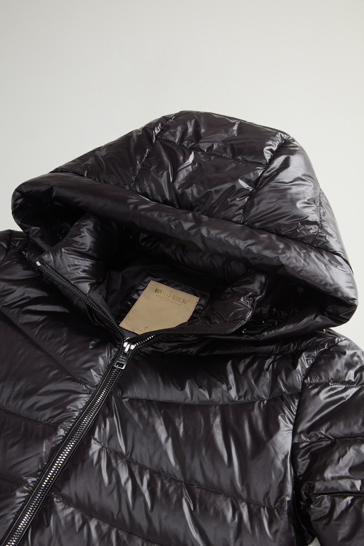 Aliquippa Lightweight Down Jacket Black photo 2 | Woolrich