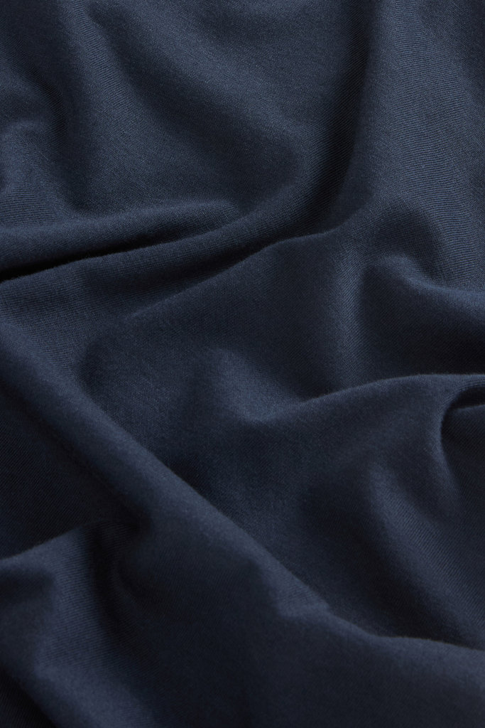 Top in Cotton and Modal Blend Blue photo 6 | Woolrich