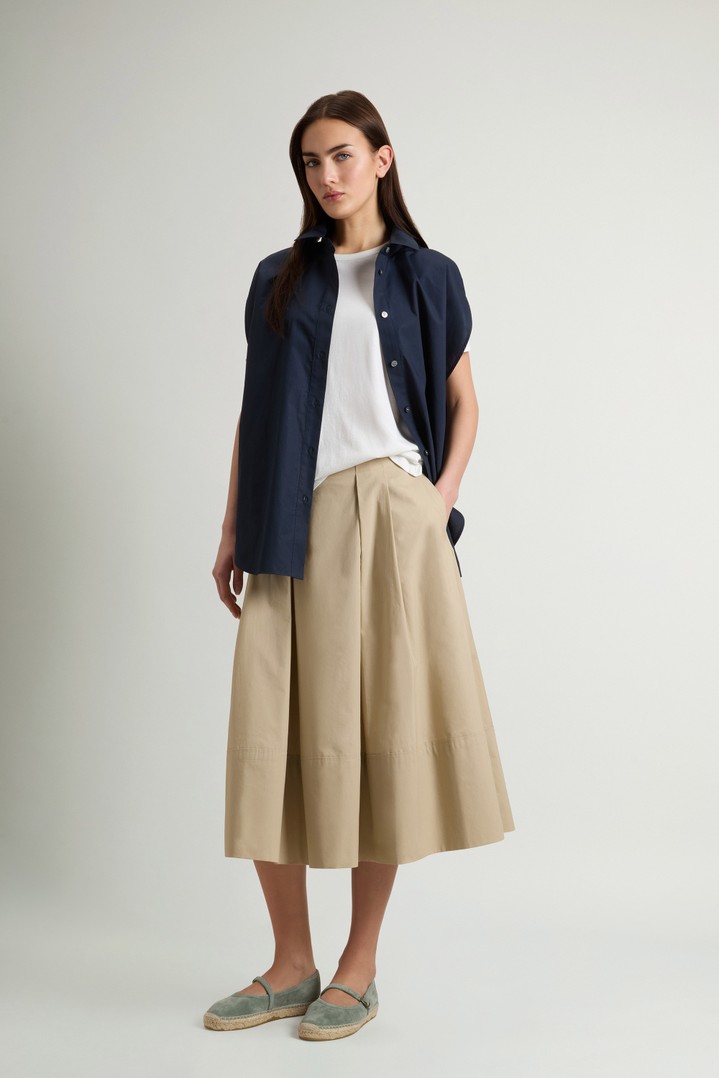 COTTON POPLIN BLOUSE Blue photo 2 | Woolrich