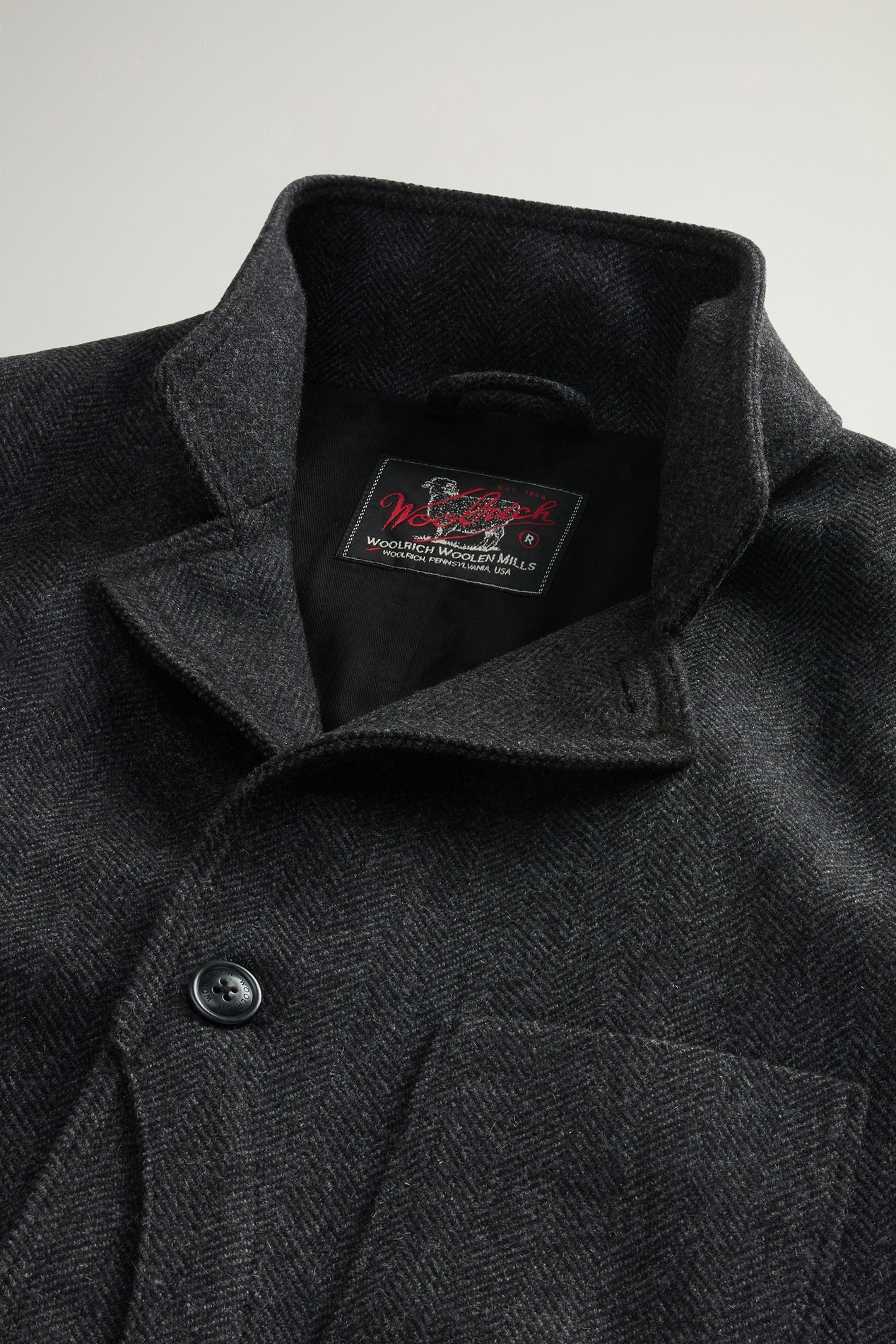 Upland Blazer in Wool Blend Gray photo 6 | Woolrich