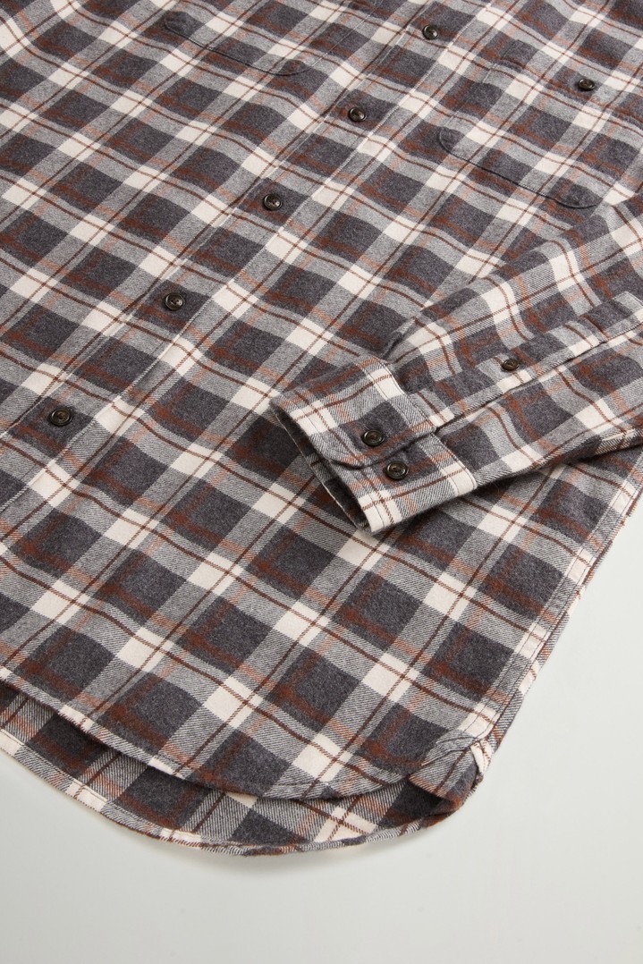 CHECK FLANNEL WARREN SHIRT Grau photo 7 | Woolrich