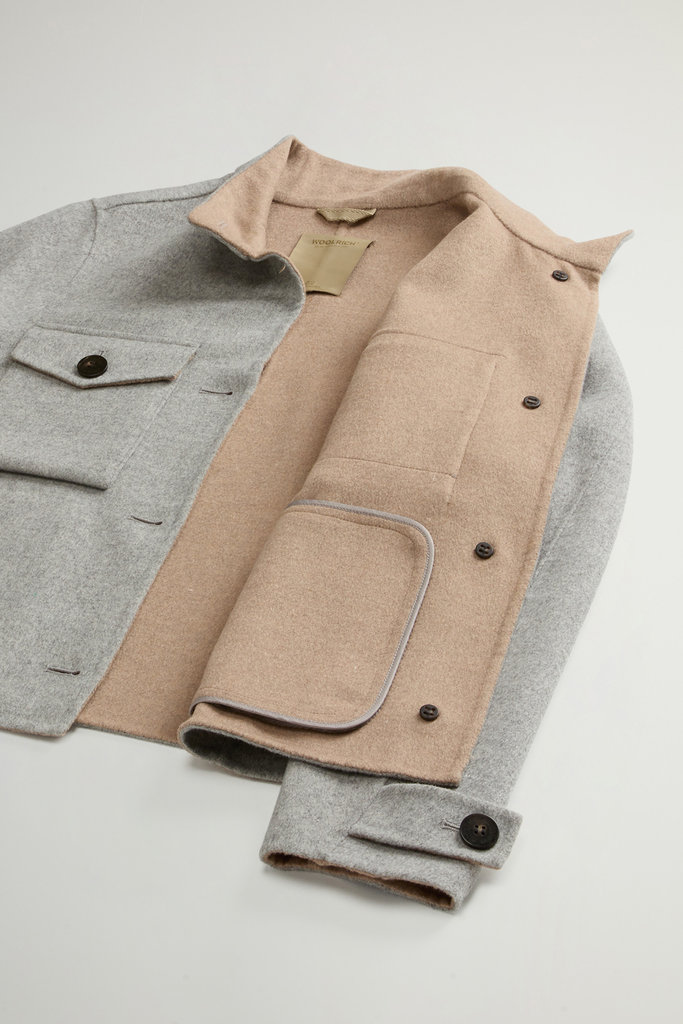 Wool-Blend Jacket Gray photo 8 | Woolrich
