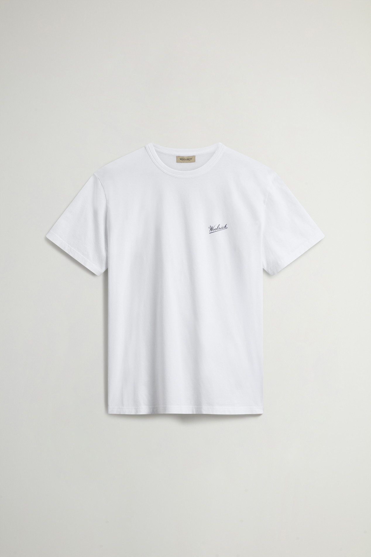 Pure Cotton T-Shirt with Logo White photo 1 | Woolrich