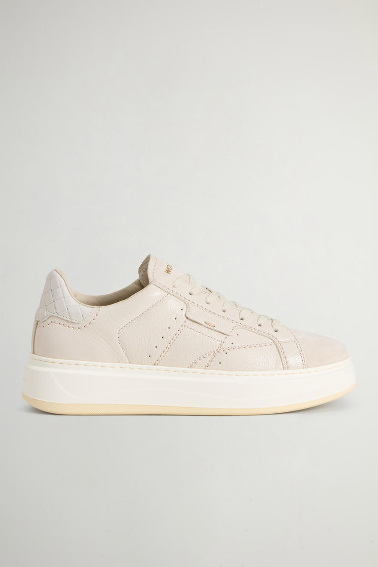 Arrow Sneakers aus Kalbsleder Weiß photo 1 | Woolrich