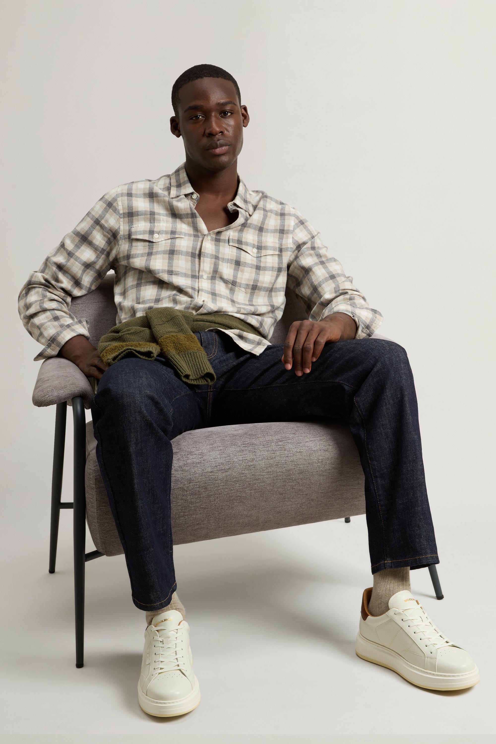 Arrow Sneakers in Leather White photo 7 | Woolrich