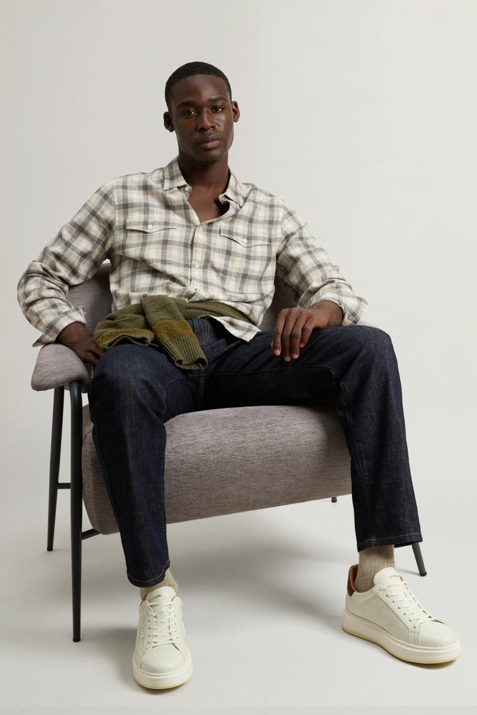 Arrow Sneakers in Leather White photo 7 | Woolrich