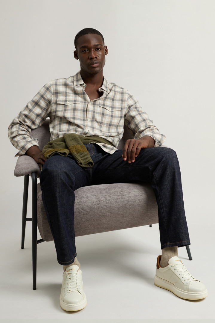 Arrow Sneakers in Leather White photo 7 | Woolrich