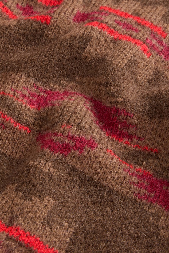 FAIRISLE CREWNECK Brown photo 6 | Woolrich