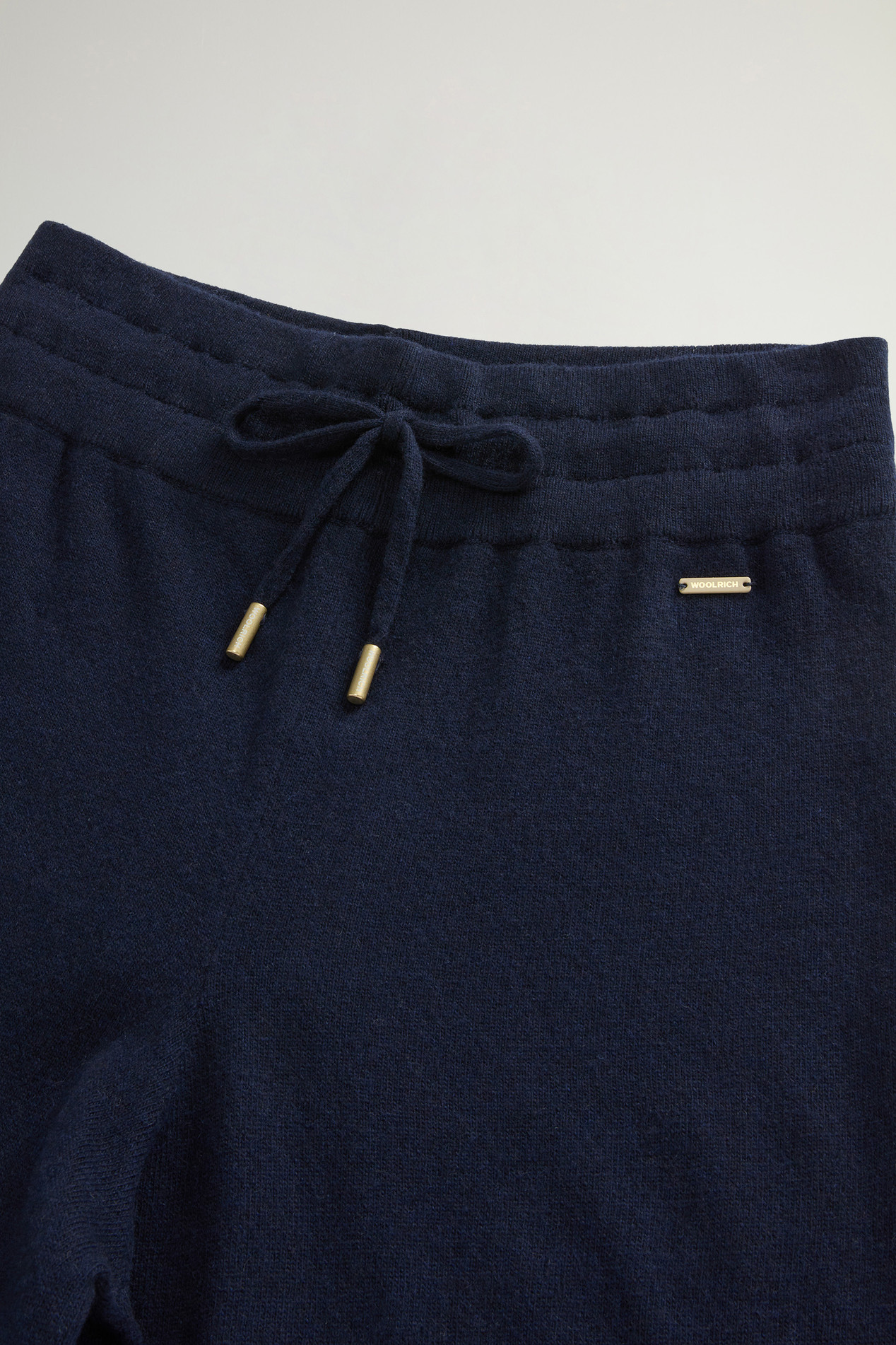 Wide-Leg Pants in Virgin Wool and Cashmere Blend Blue photo 4 | Woolrich