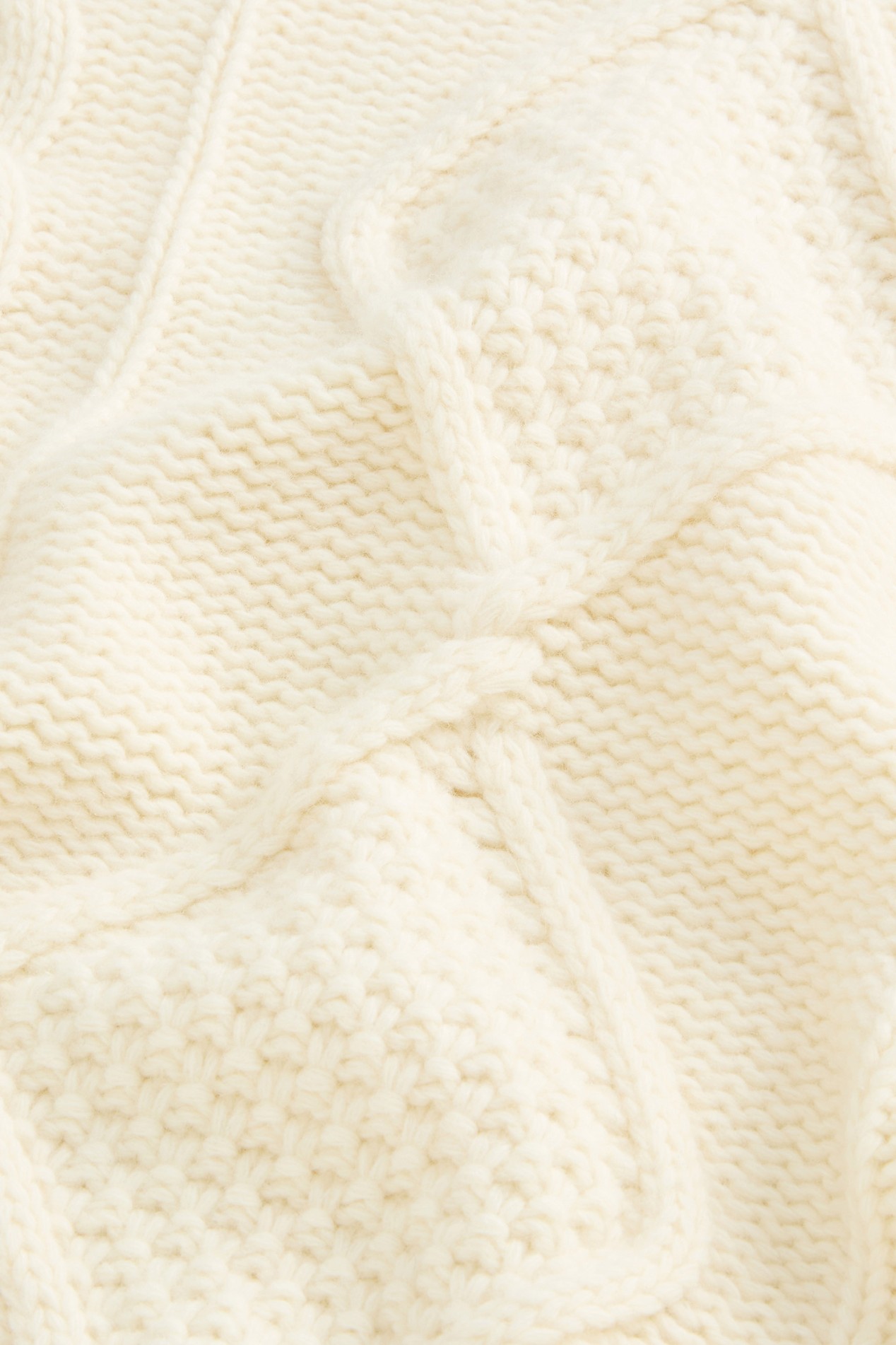 3GG ARAN TURTLENECK White photo 6 | Woolrich