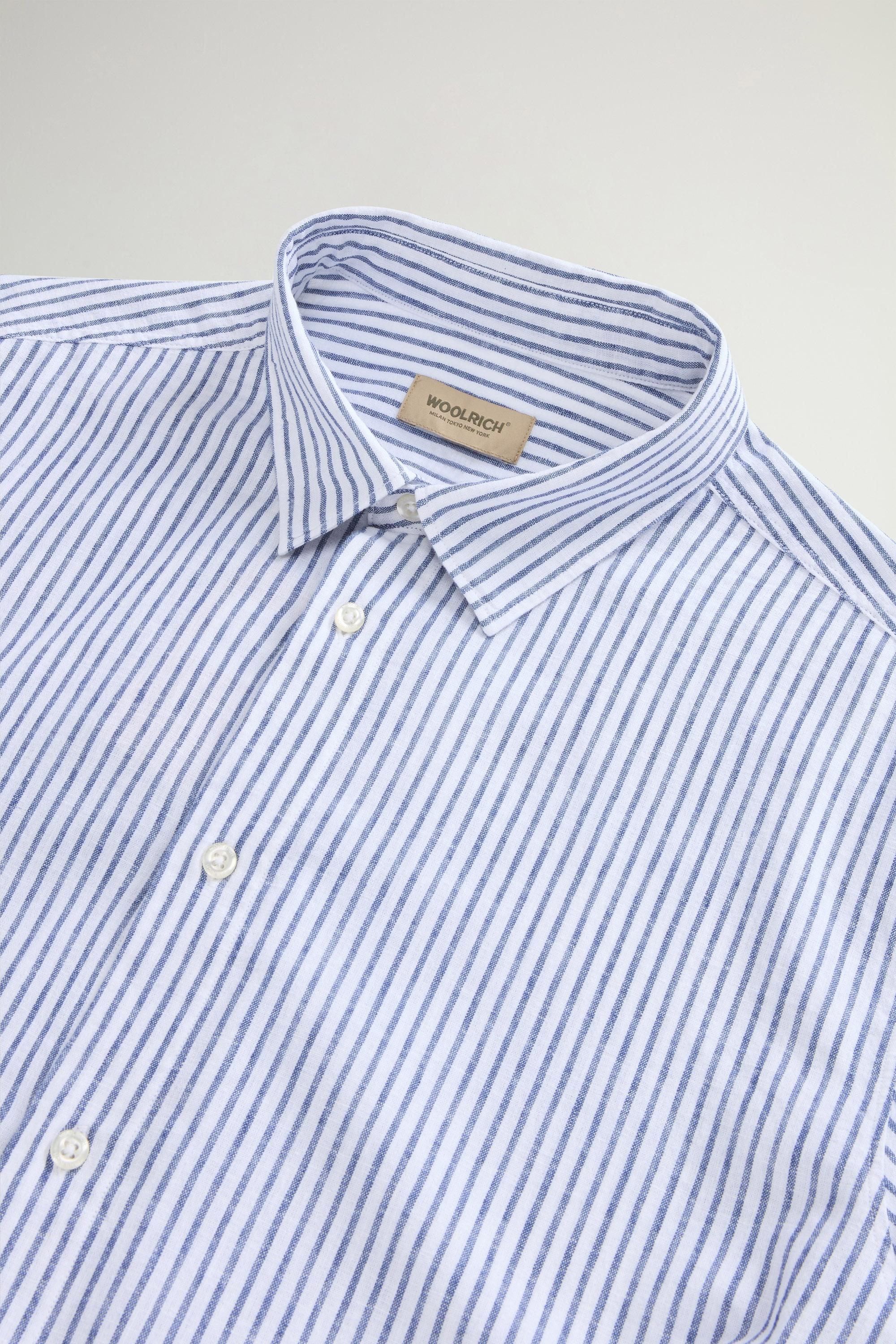 LINEN SHIRT YD Blue photo 6 | Woolrich