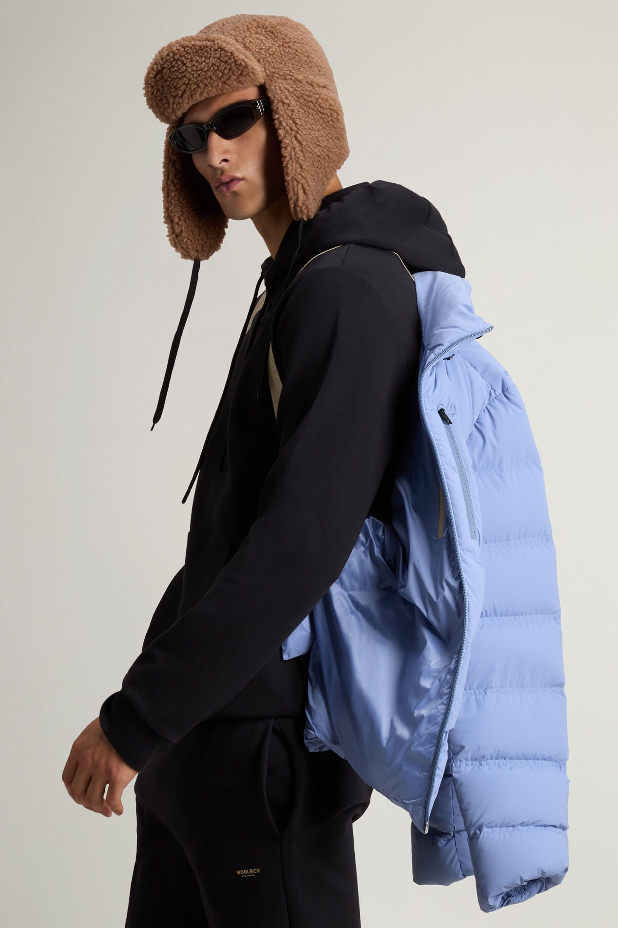 MATT STRETCH PUFFER JACKET Blue photo 5 | Woolrich