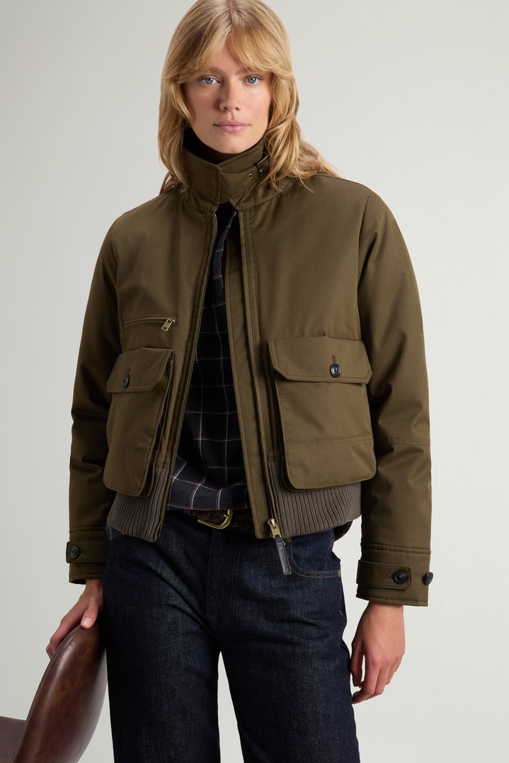 Bomber rembourré en Best Cotton Vert photo 4 | Woolrich