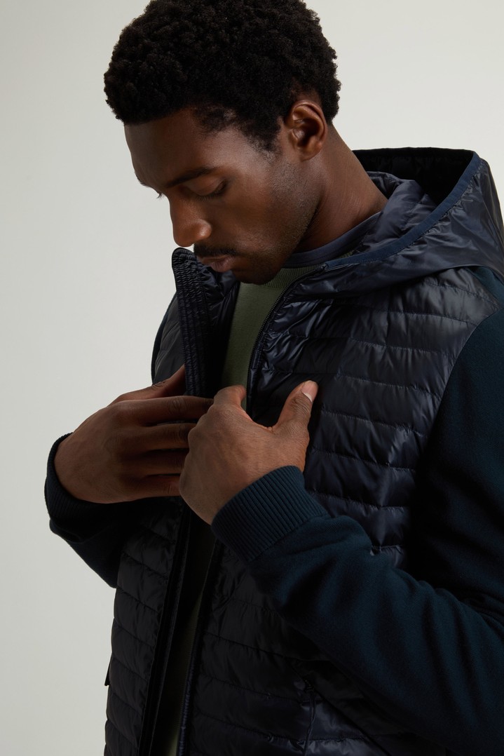 Allen Hybrid Jacket in Ripstop Nylon Blue photo 4 | Woolrich