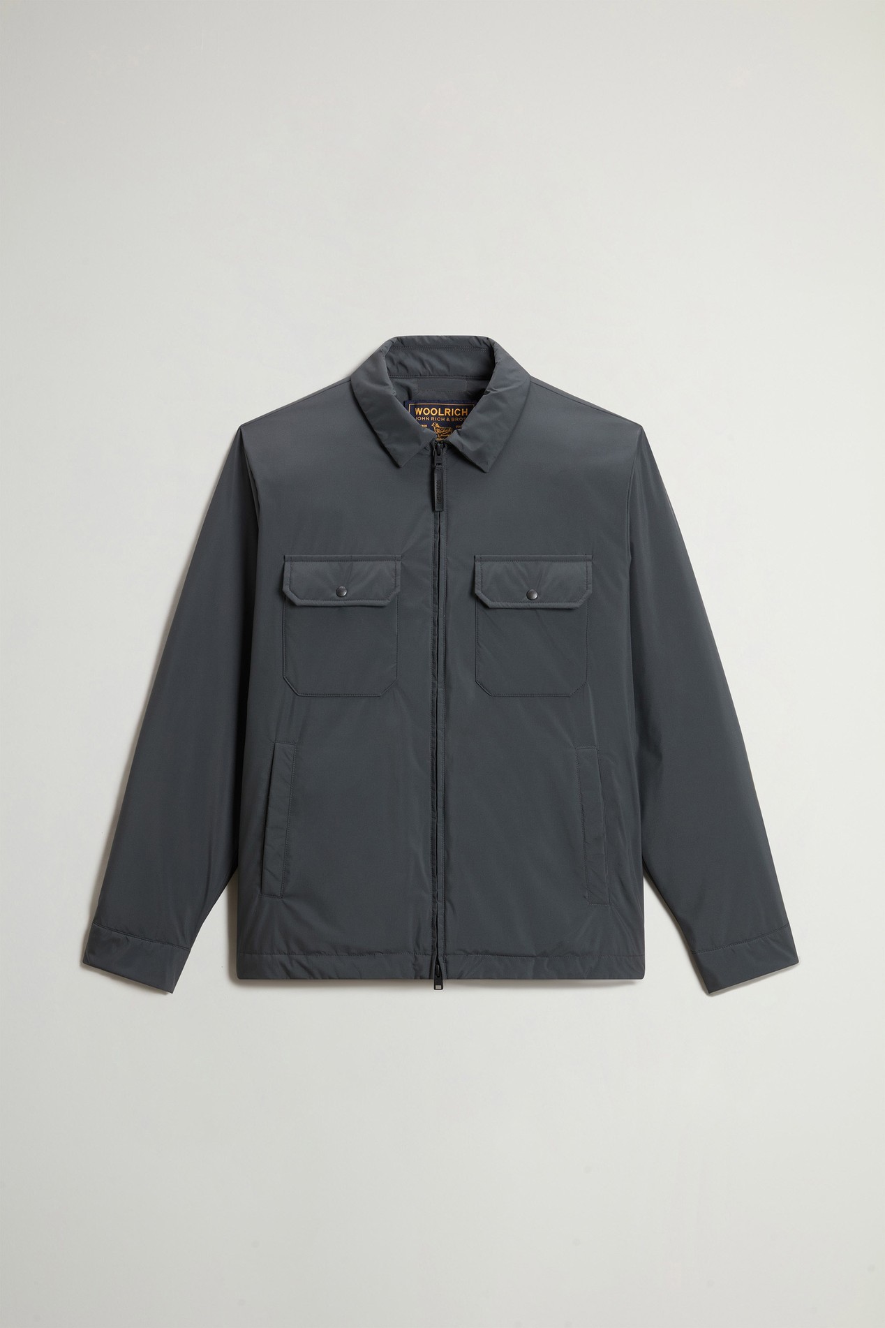 Cloud Padded Overshirt Gray photo 5 | Woolrich