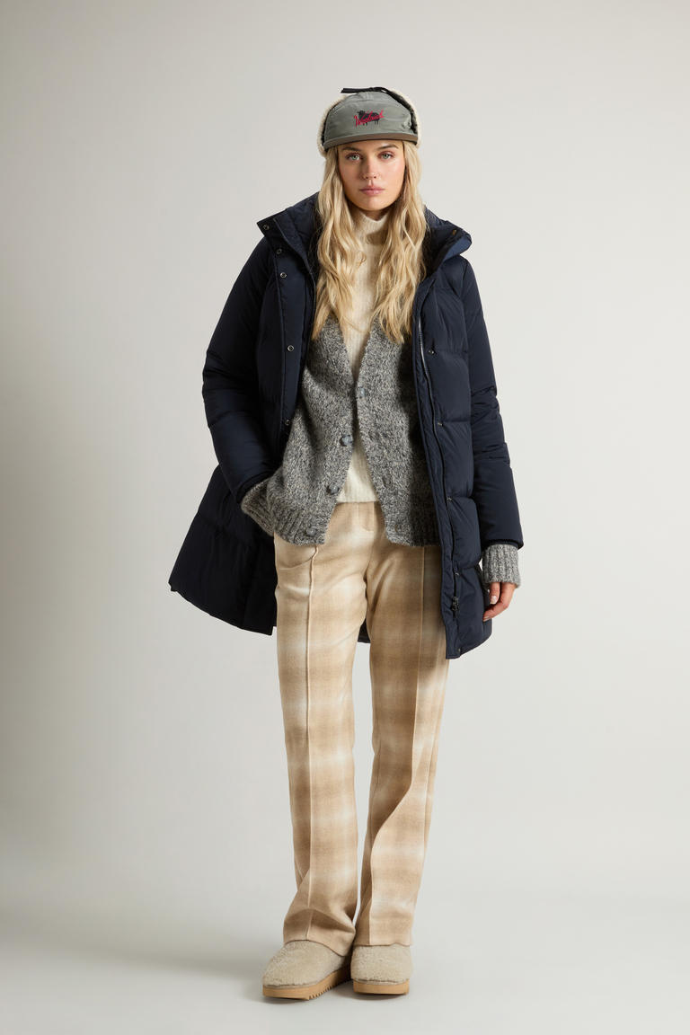 Long Kelly Down Jacket Blue photo 1 | Woolrich