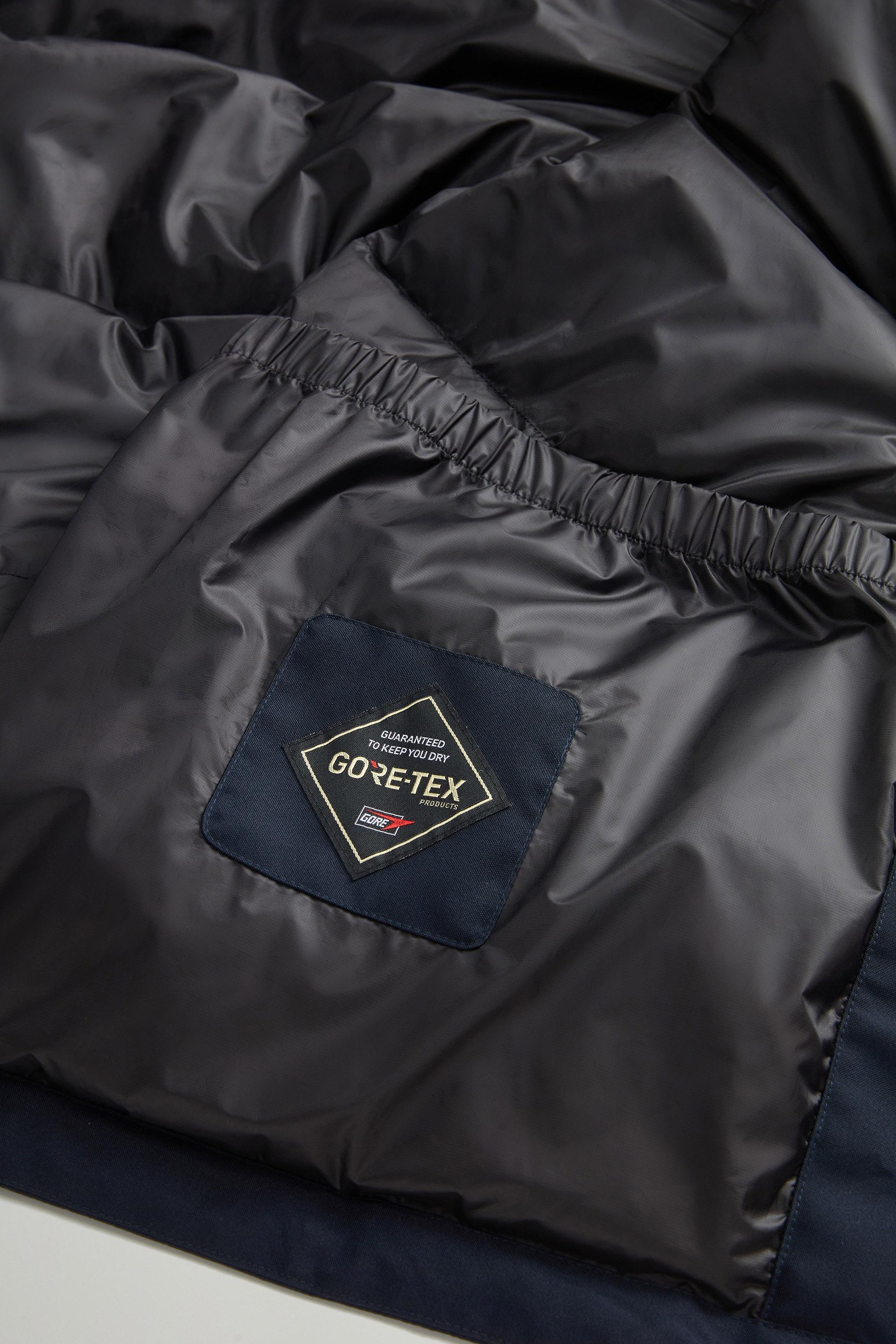 Waterproof Parka in Recycled Two-Layered GORE-TEX Fabric Blue photo 8 | Woolrich