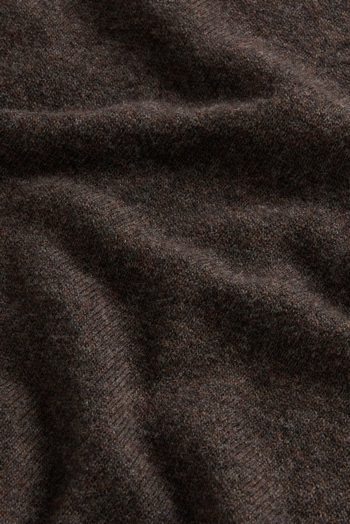 Pure Wool Turtleneck Sweater Brown photo 7 | Woolrich