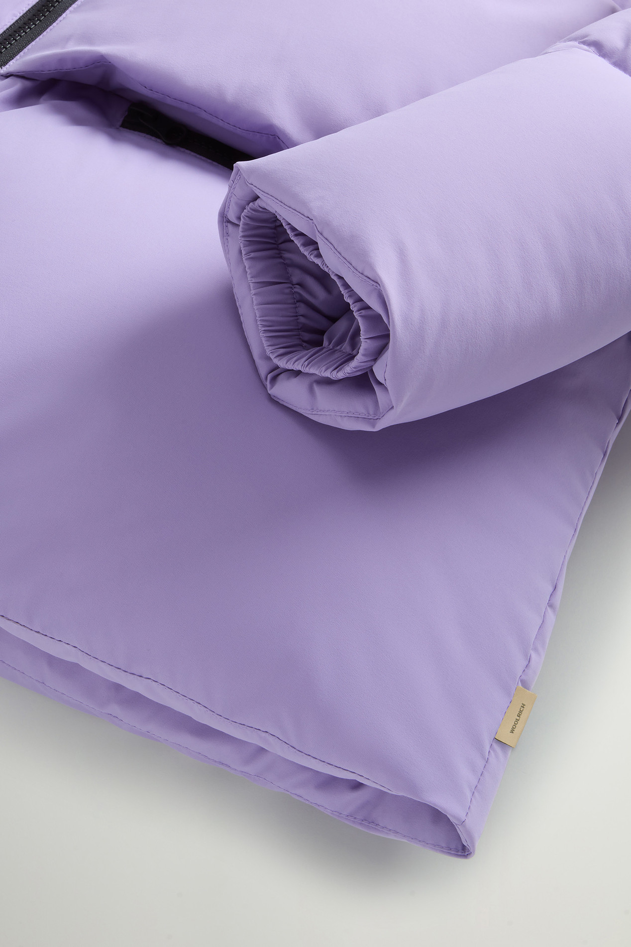 Cloud Down Jacket in Stretch Nylon with Matte Finish Purple photo 8 | Woolrich