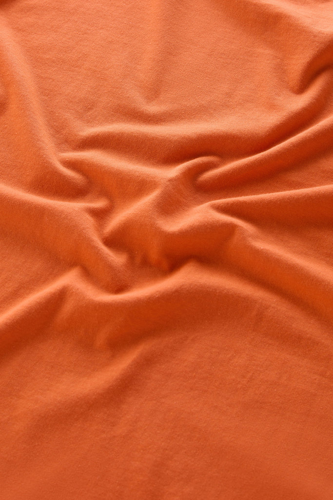 Pure Cotton T-Shirt with an Embroidered Logo Orange photo 3 | Woolrich