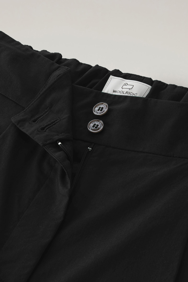 Pure Cotton Poplin Shorts Black photo 2 | Woolrich