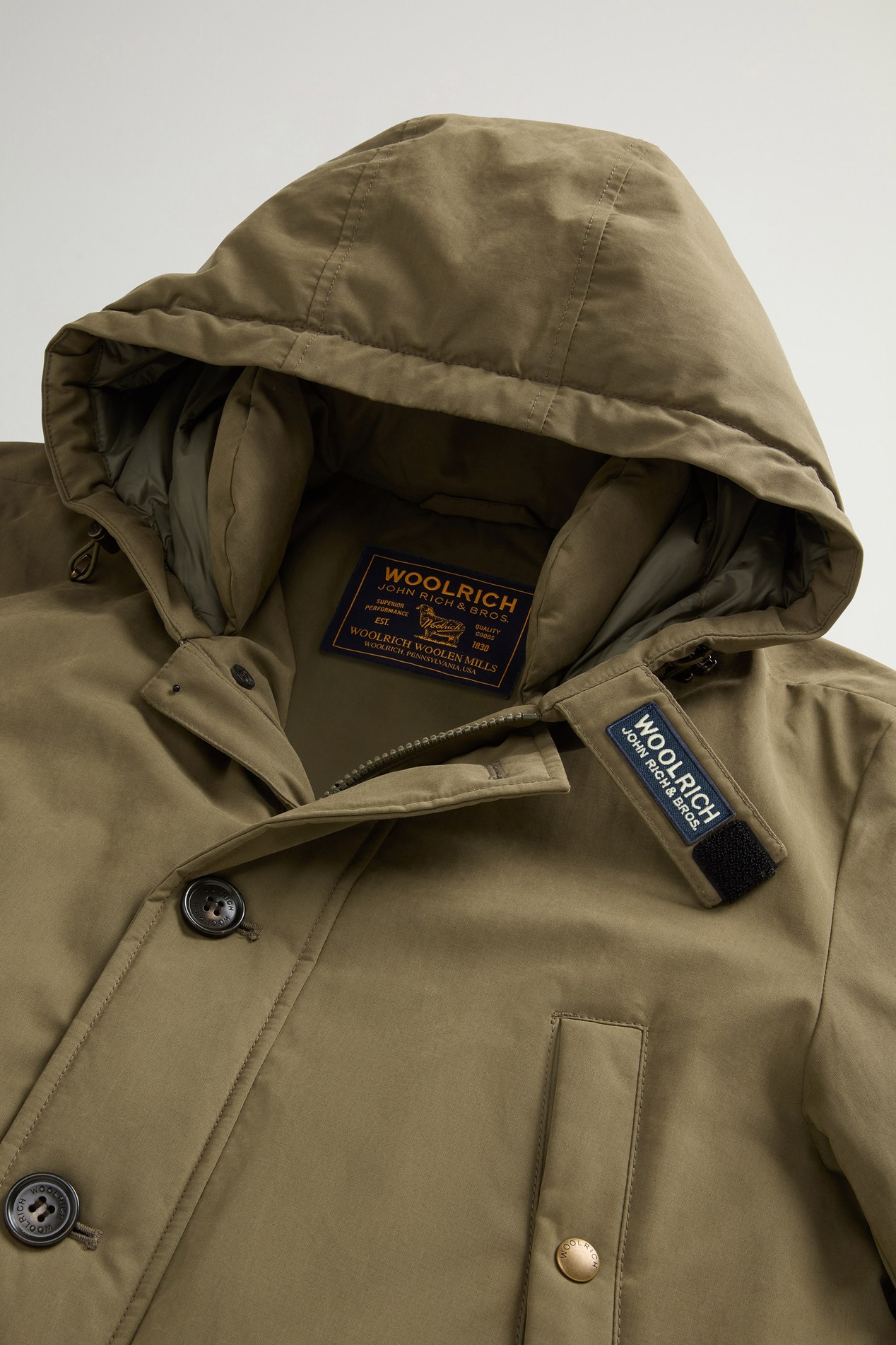 MOUNTAIN CLOTH PARKA Vert photo 6 | Woolrich