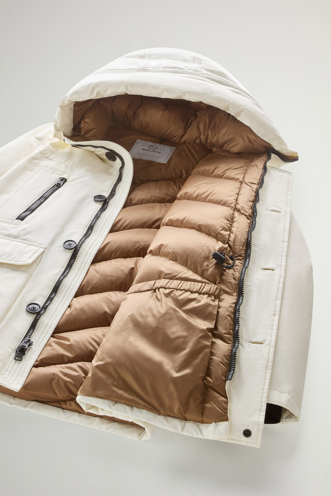 Arctic Parka Evolution in Ramar Cloth White photo 7 | Woolrich