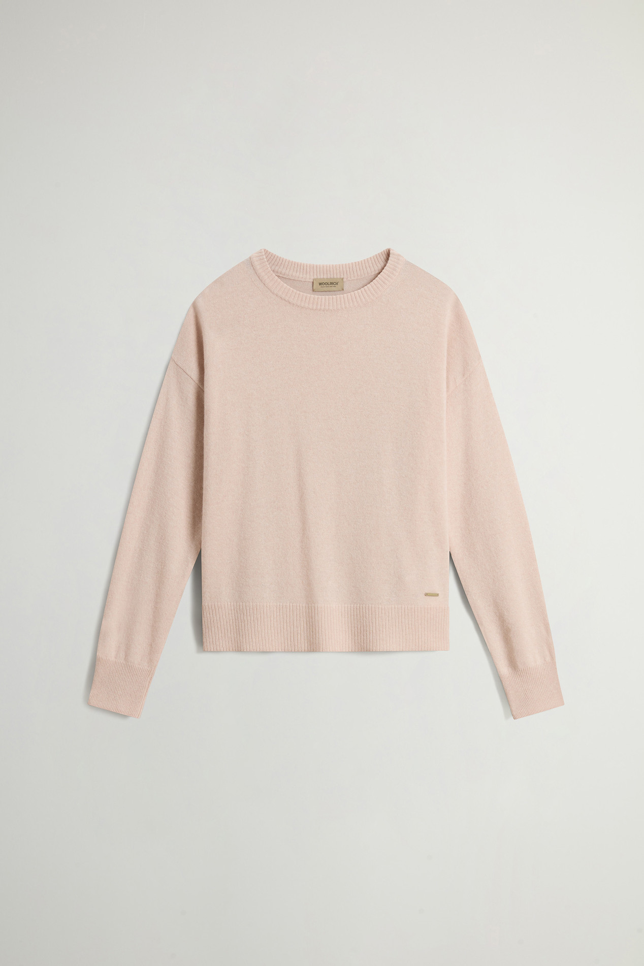 Crewneck Sweater in Virgin Wool and Cashmere Blend Pink photo 5 | Woolrich