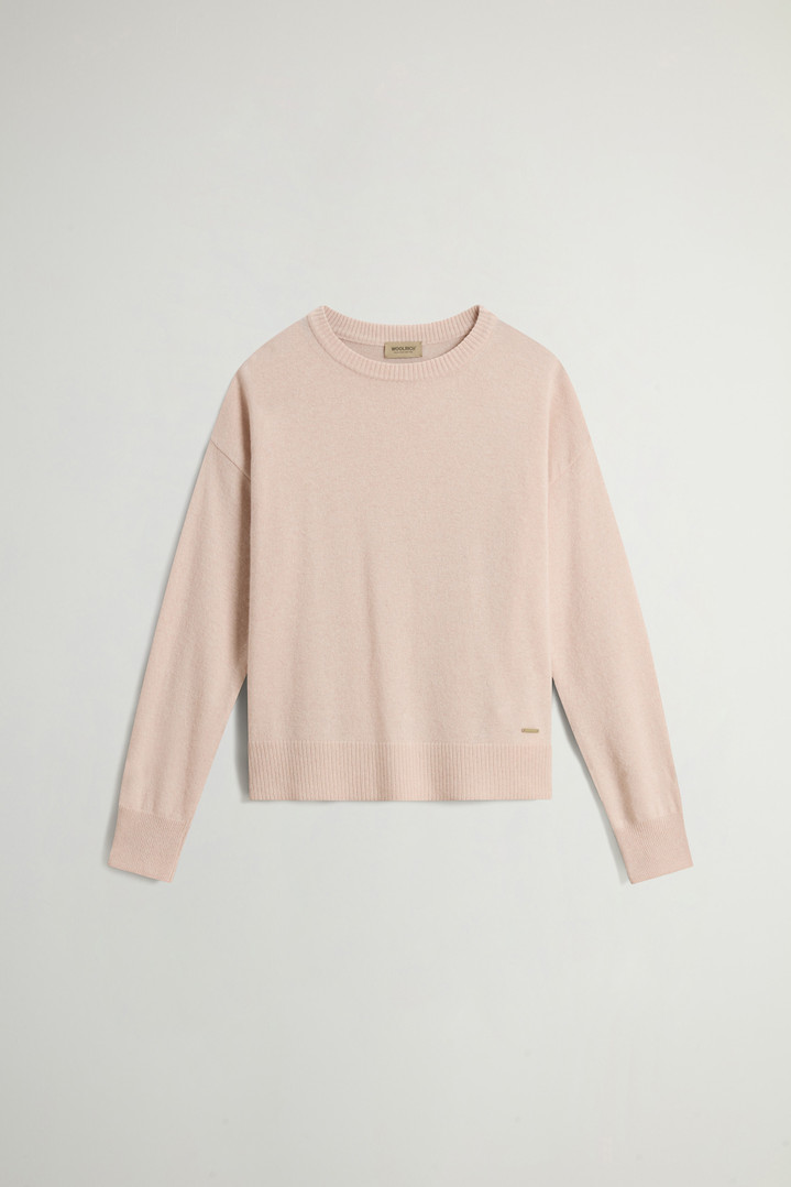 Crewneck Sweater in Virgin Wool and Cashmere Blend Pink photo 5 | Woolrich