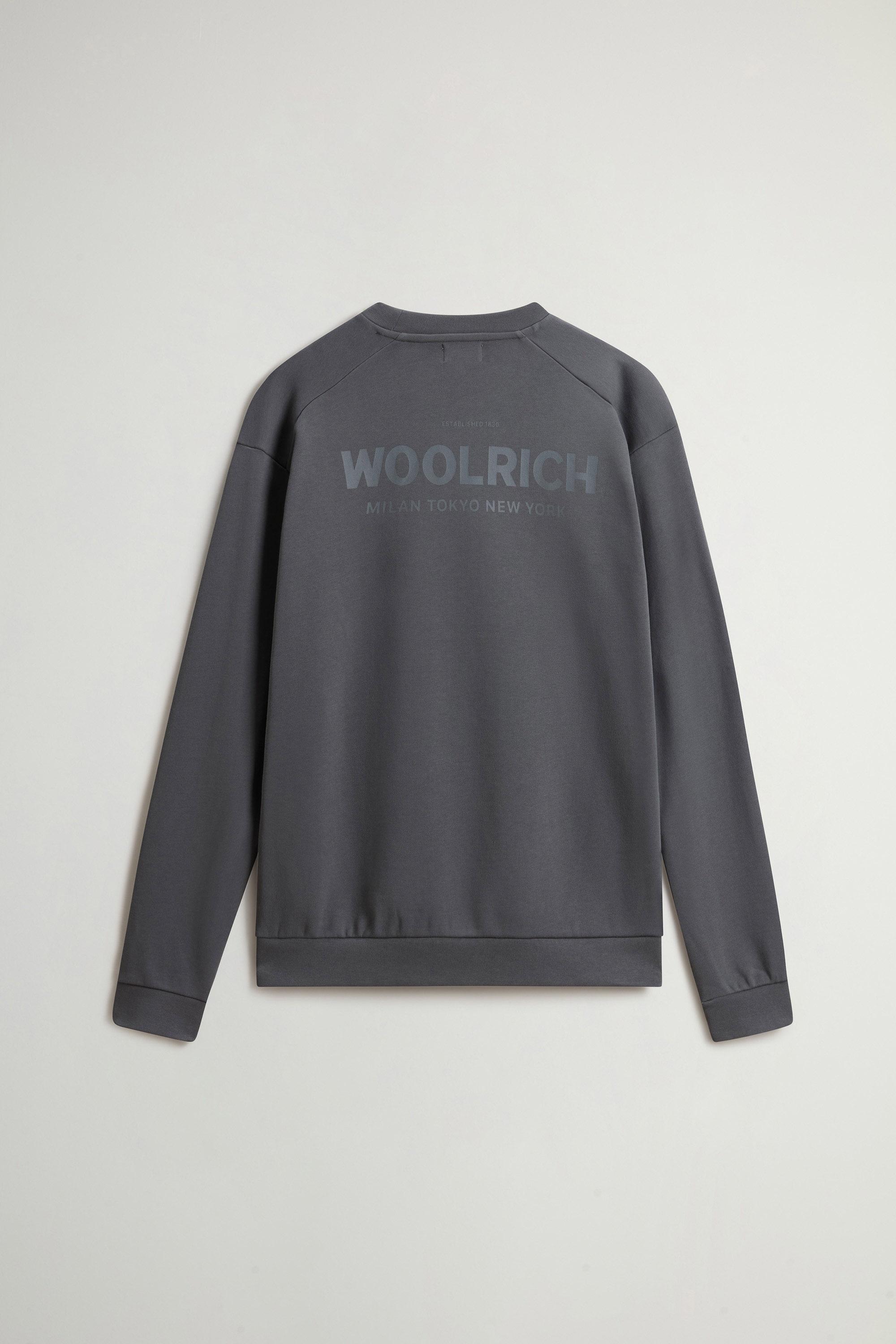 MACRO LOGO CREWNECK Gray photo 6 | Woolrich
